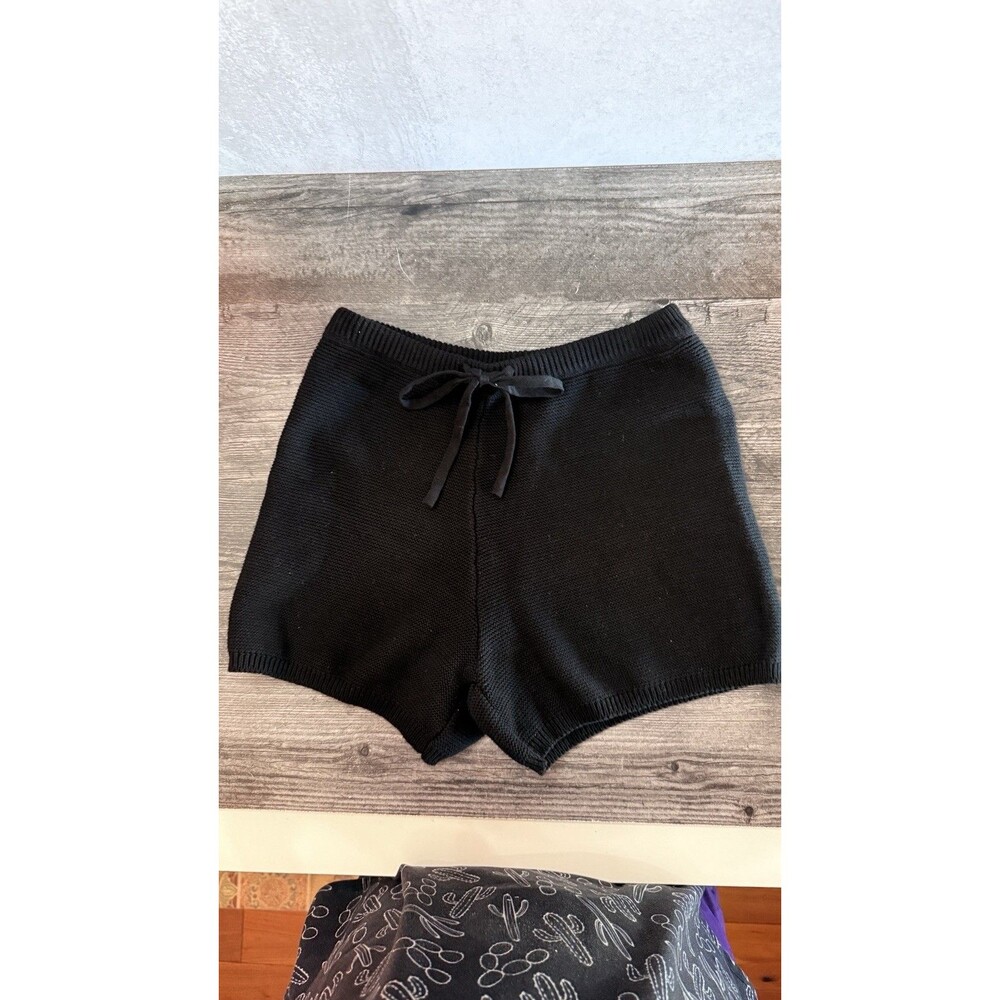 Olivaceous Shorts Cotton Black Size Large